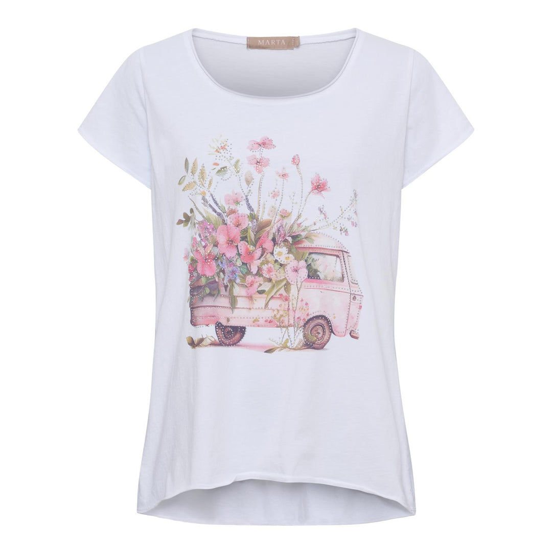 Marta Du Château - MDCMarie T-Skjorte - Rosa Buss