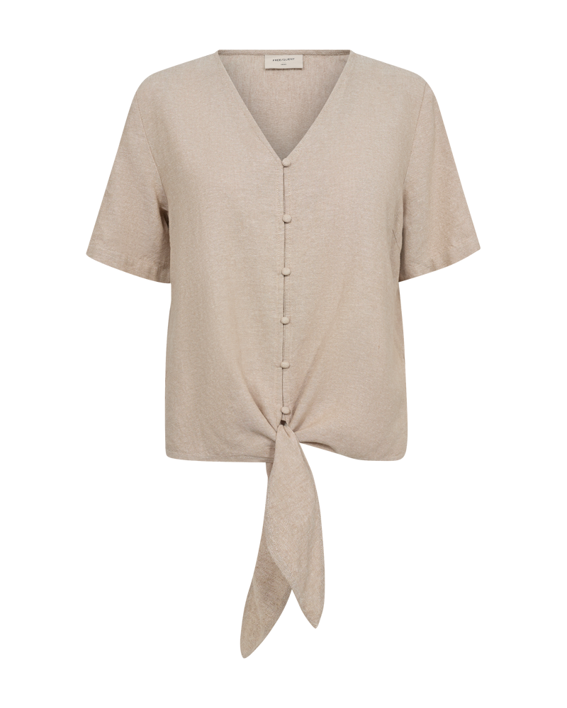 Freequent - FQLAVA Bluse - Sand Melange