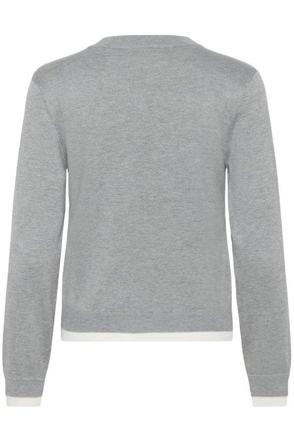 Kaffe Clothing - KALIZZA Kontrast genser - Grå