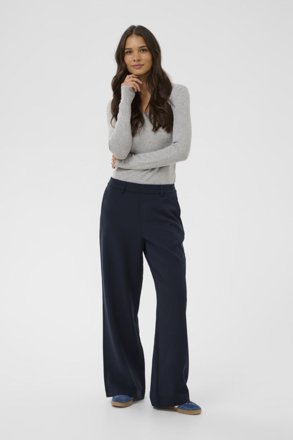 Kaffe Clothing - KAvalley bukser - Midnight Marine