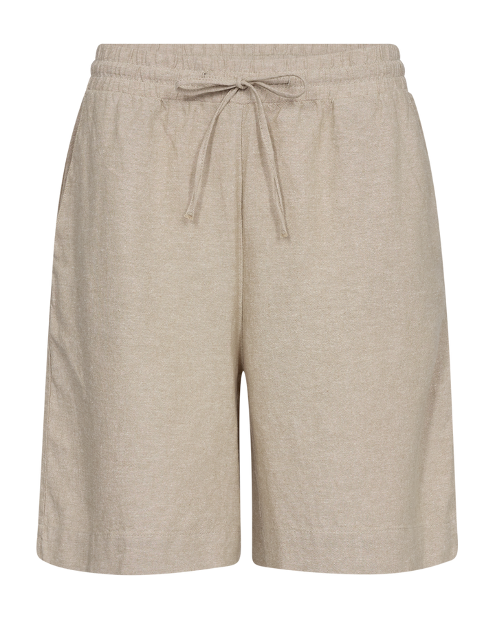 Freequent - FQLAVA SHORTS - Lang - Sand melange