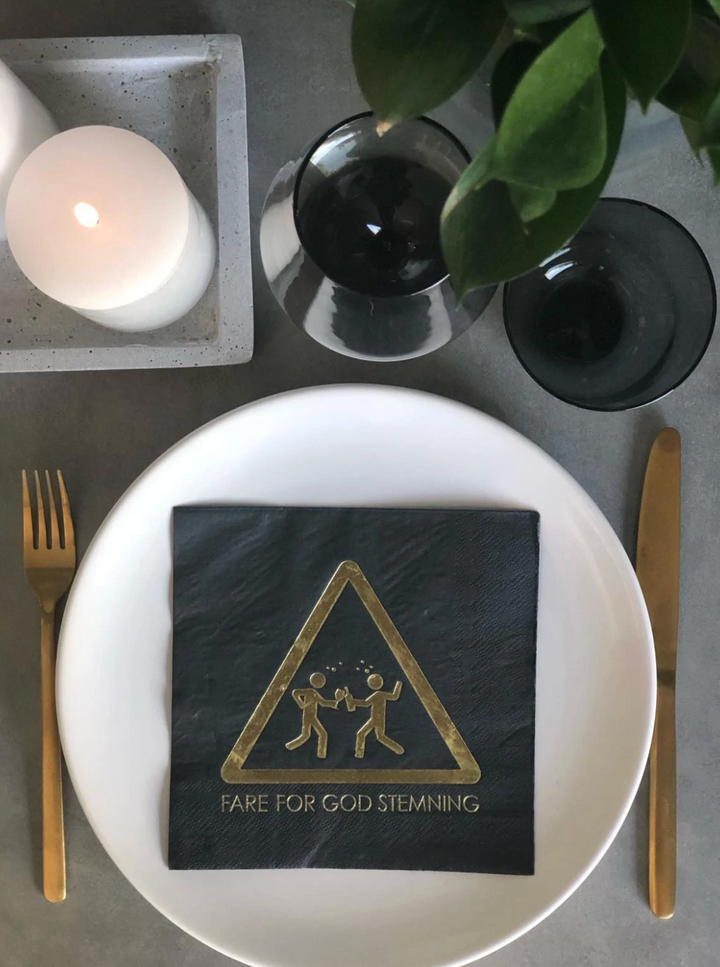 Norway Design Studio - Serviett - Fare For God Stemning