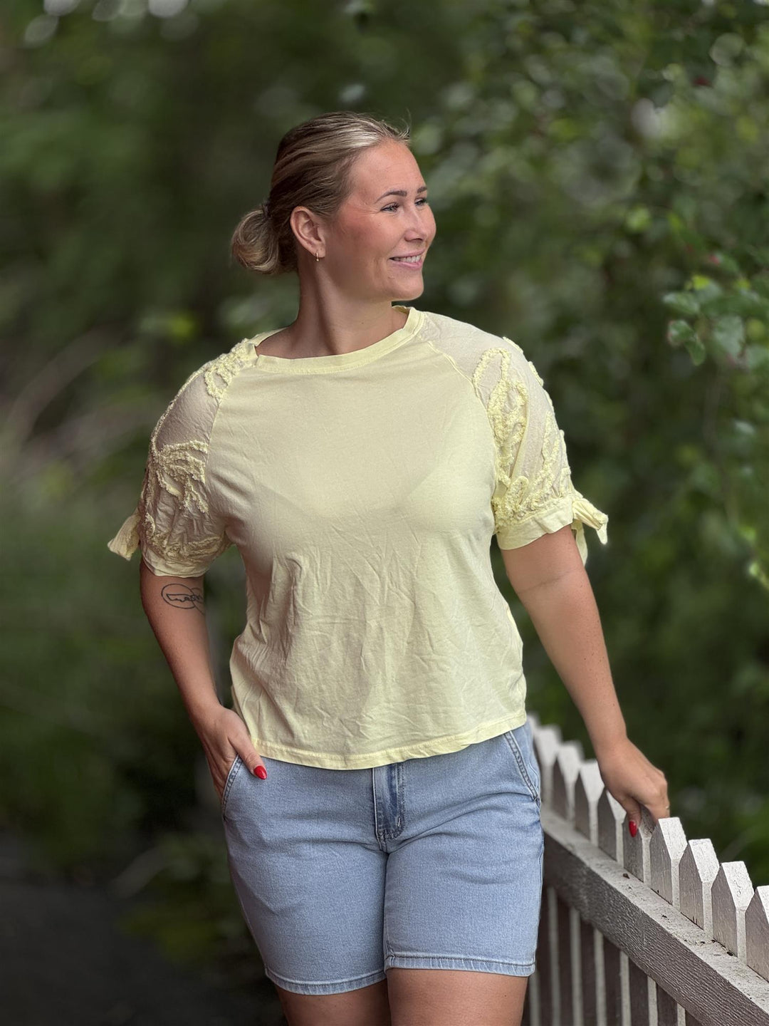 Drøbak Motehus - Donna topp - Gul