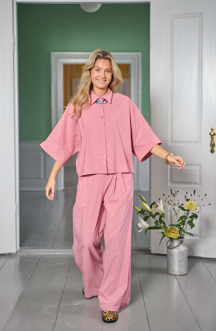 Black Colour - BCDavina loose skjorte - Rose