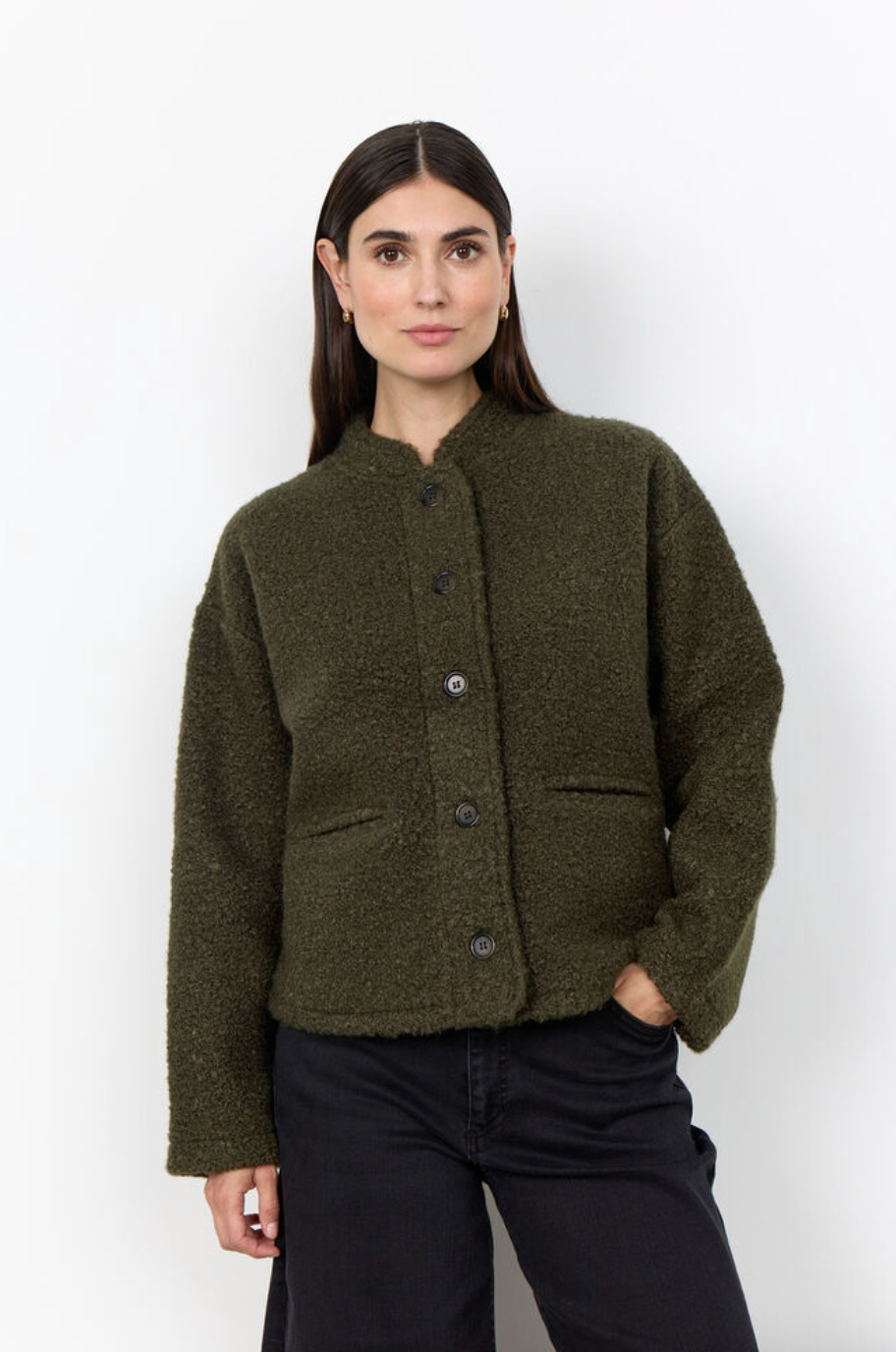 soyaconcept - SC-Shaima 1 - kort teddyjakke