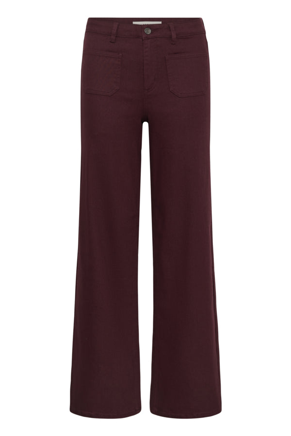 Kaffe Clothing - KABrook HW Reg fit jeans twill - Fudge