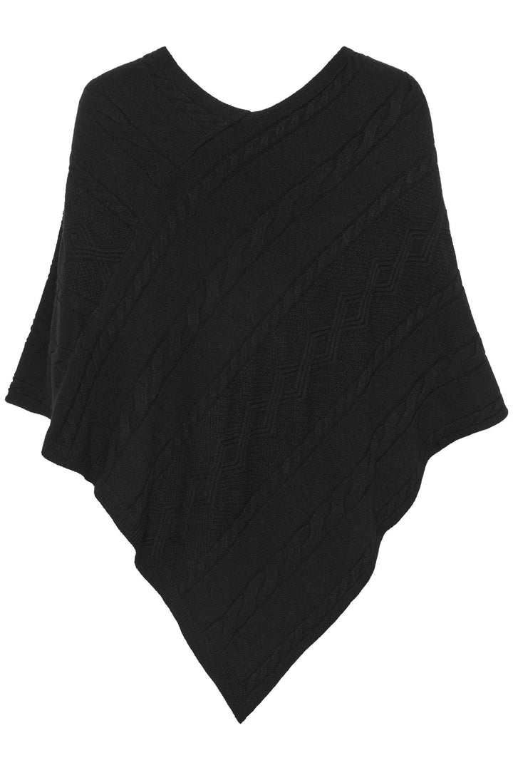 Cream - CRdela Strikket Poncho