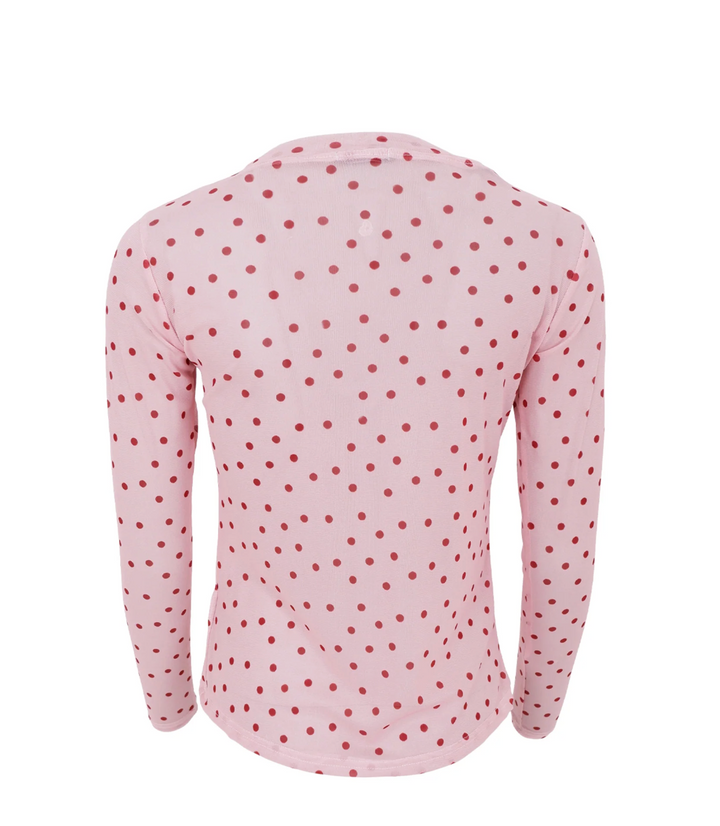 Black Colour - BCANNIE Meshbluse - Rose dot