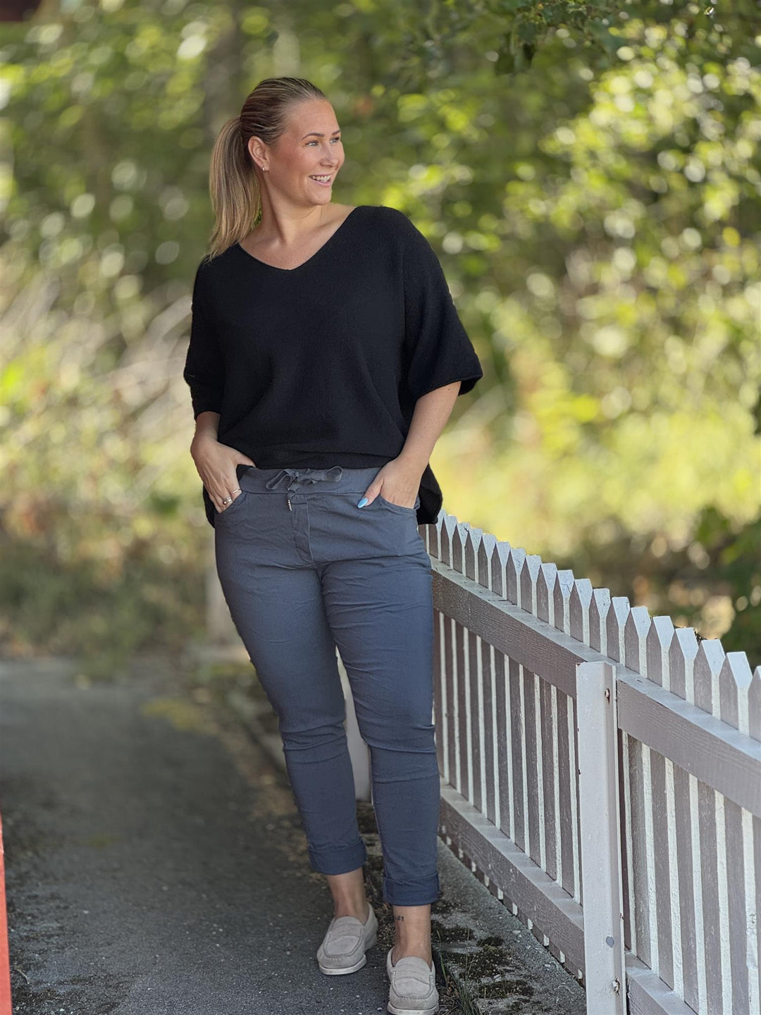 Drøbak Motehus - JAFFA BUKSE - Grå