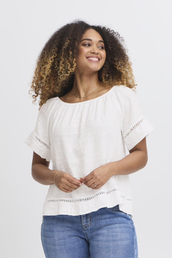 Sorbet - SBFONTANELLE SS Bluse