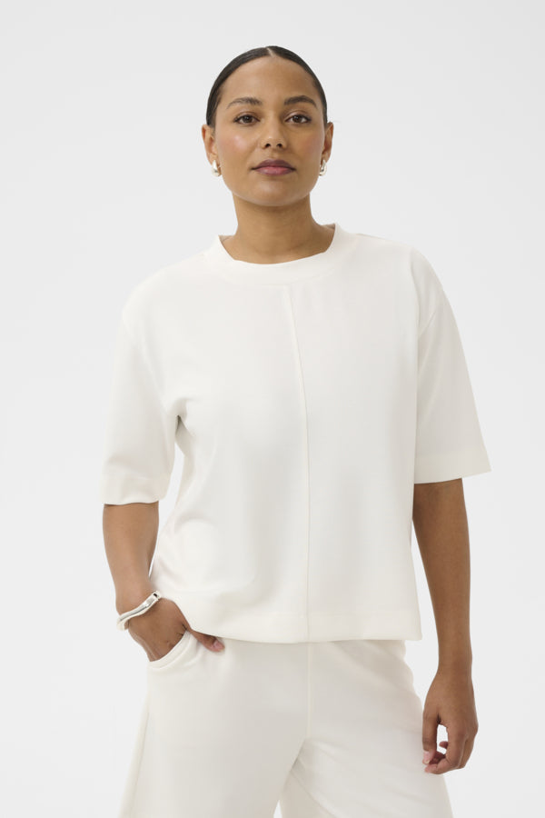 Kaffe Clothing - KAannie T-Skjorte - Hvit