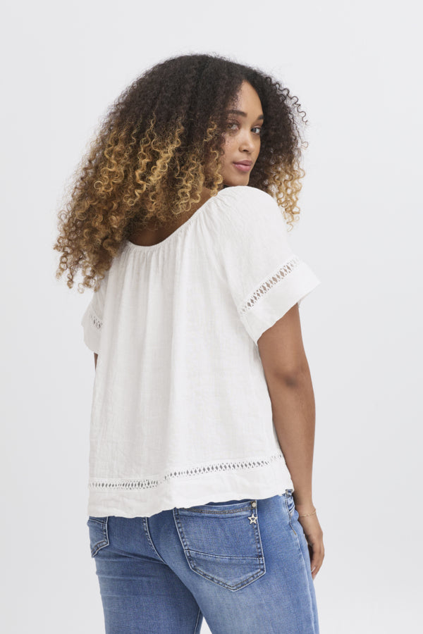 Sorbet - SBFONTANELLE SS Bluse