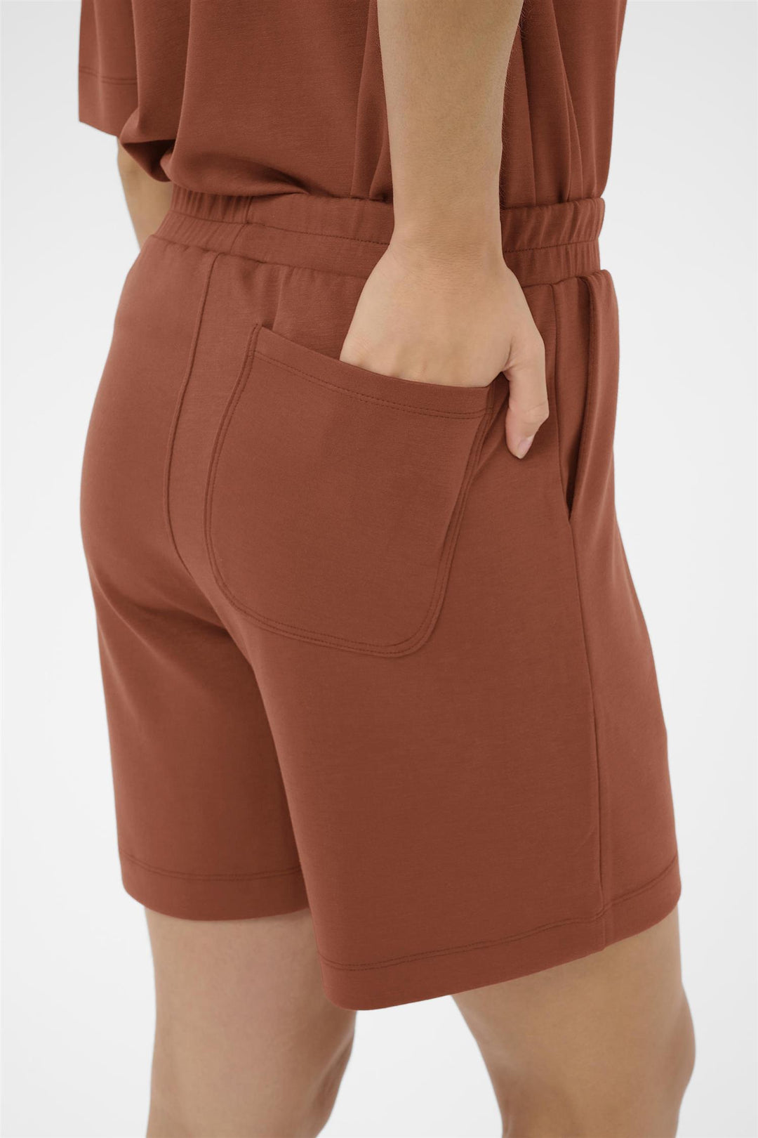 Kaffe Clothing - KAannie Jersey Shorts - Brun