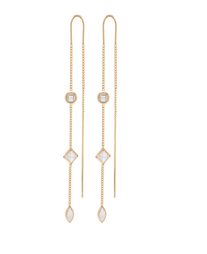 NORA Norway - EAR 824 Gold Clear - Øredobber