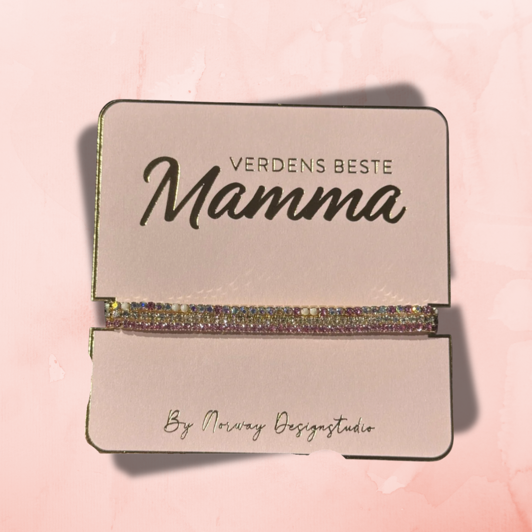 Norway Design Studio - 3 Armbånd - Verdens beste mamma