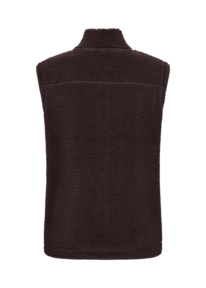 soyaconcept - SC-ONYX 3 TeddyVest - Brun