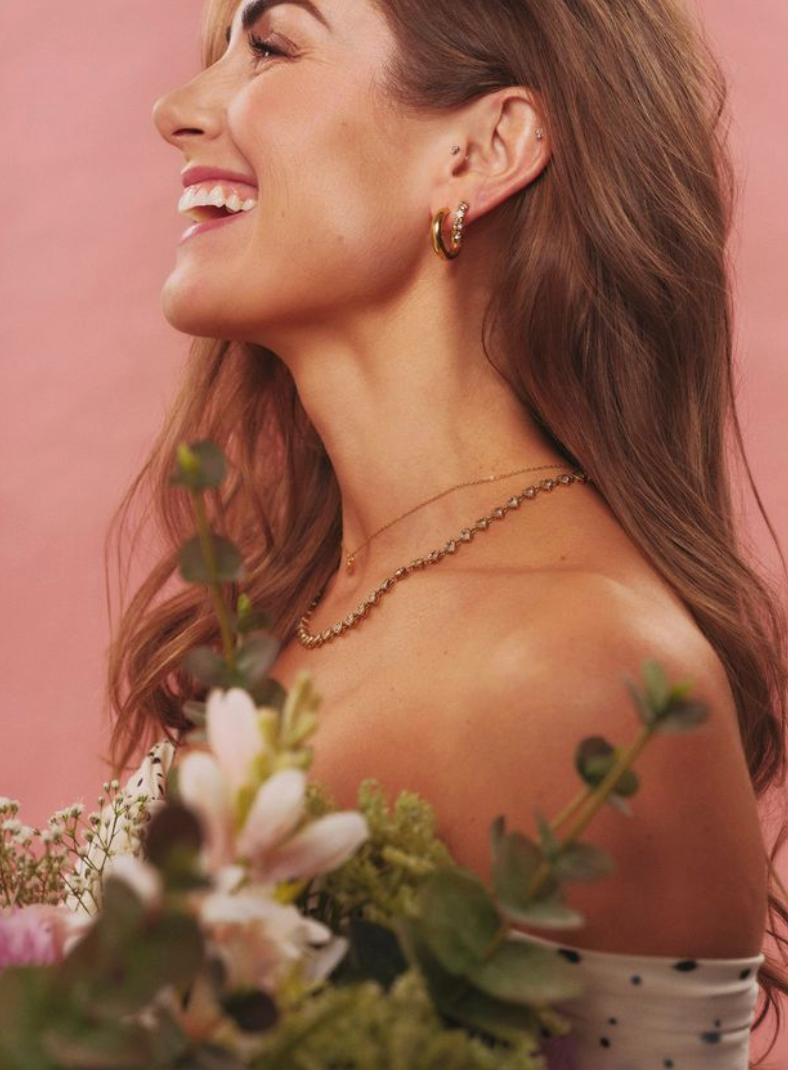 A&C - Nordic Jewellery Design - Kort kjede, Sweetheart, Tone Damli
