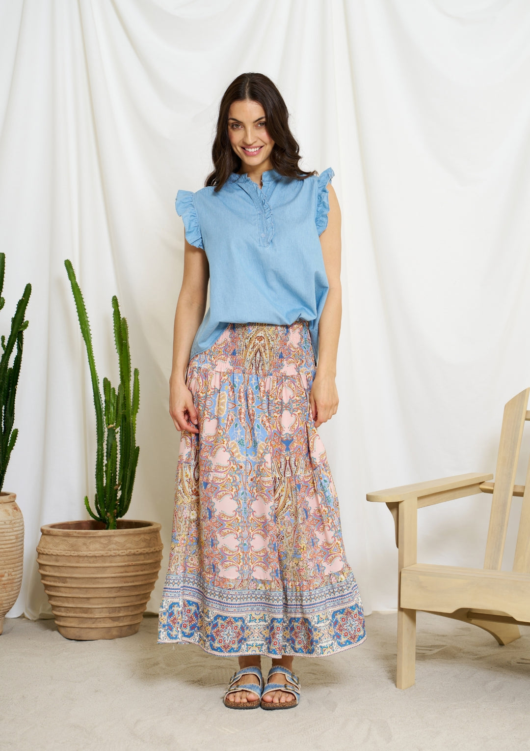 Marta Du Château - MdcPrincess Skjørt - jeans 3607tpf