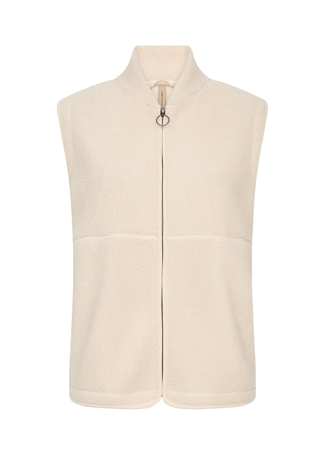 soyaconcept - SC-ONYX 3 TeddyVest - Kremhvit