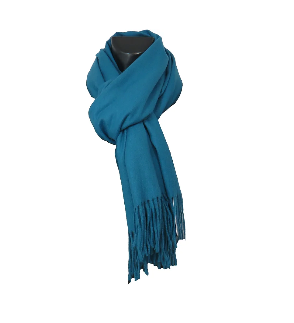 Kvitfjell Handbags - Cashmere Skjerf - Petrol