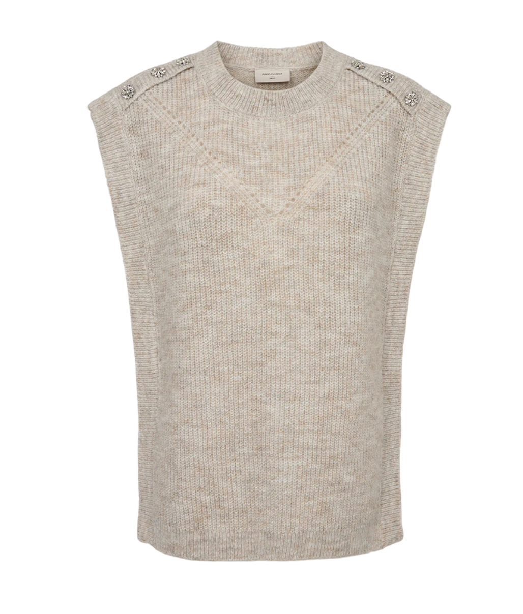 Freequent - FQranola Vest - Beige