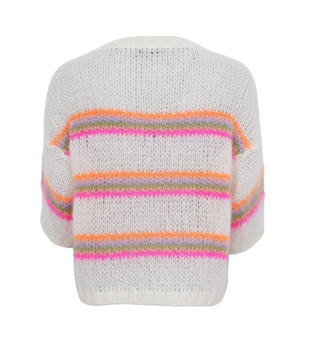 Black Colour - BCMINNA Multistriped Genser
