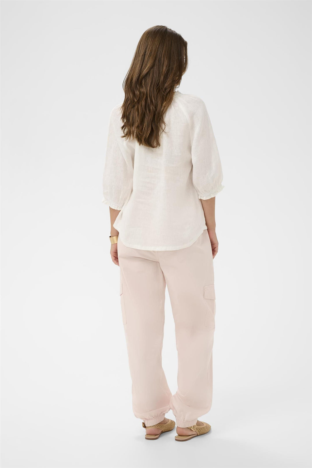 Cream - CRbellis Lace Linbluse