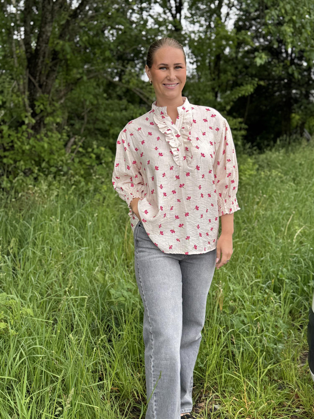 Marta Du Château - MDCCharlie skjorte/bluse med print