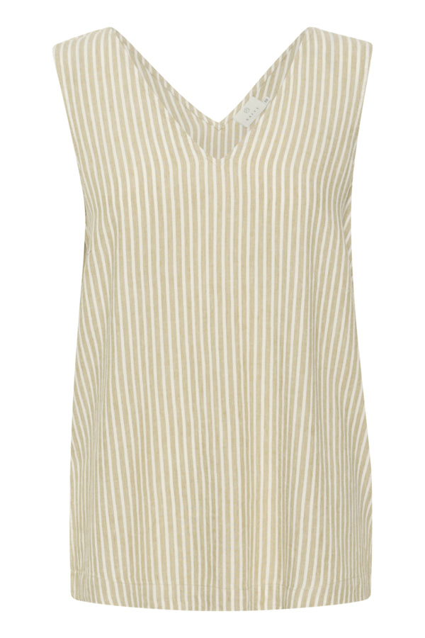 Kaffe Clothing - KAmilia topp - Sand striper