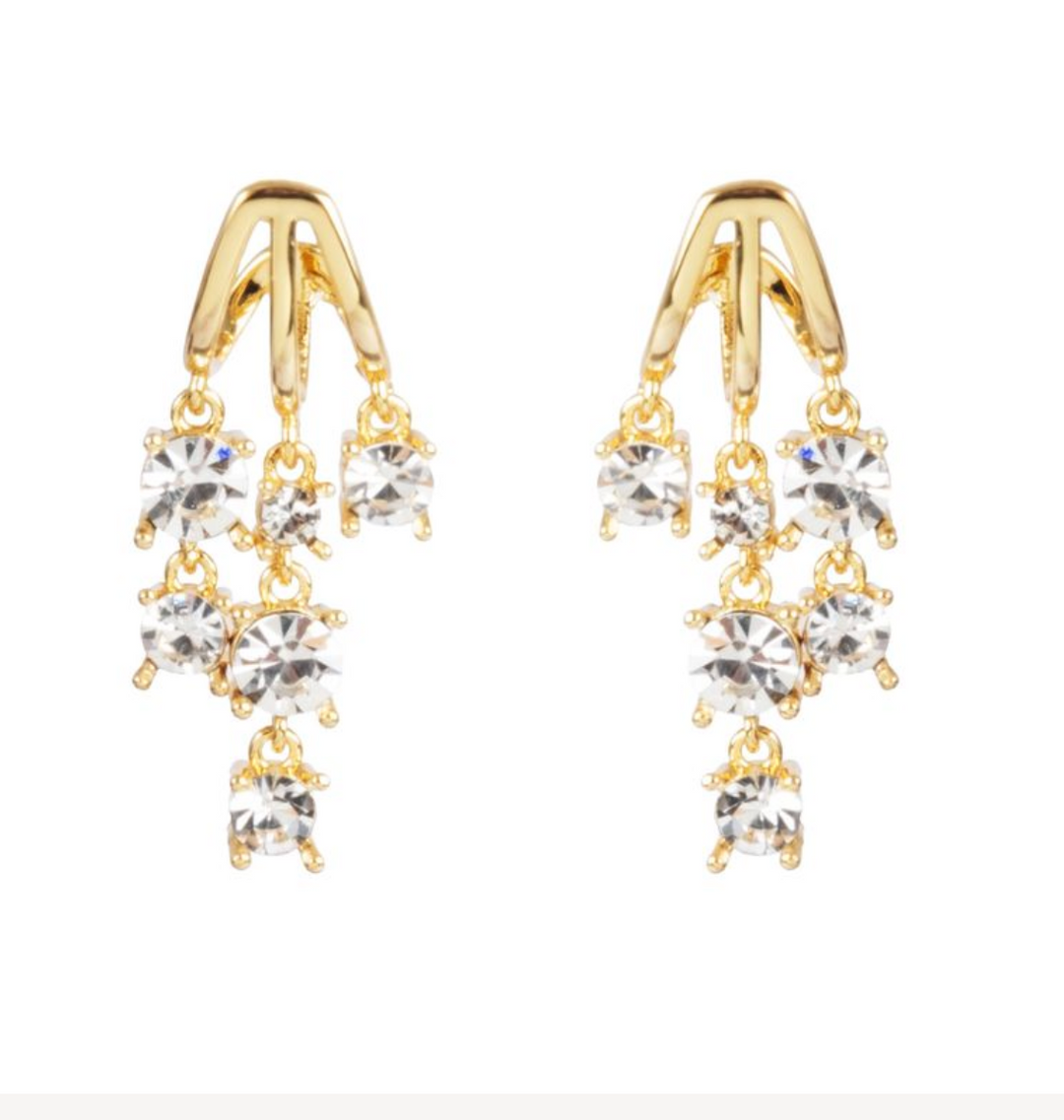 A&C - Nordic Jewellery Design - Øredobber, Butterflies Crystal, TD - Øredobber