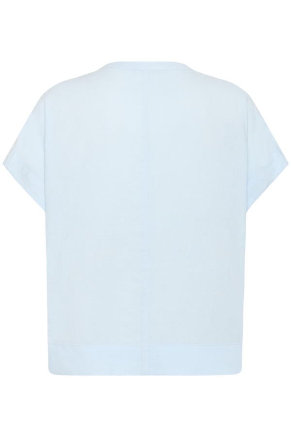 Kaffe Clothing - KAMILIA SL Bluse - Lys Blå