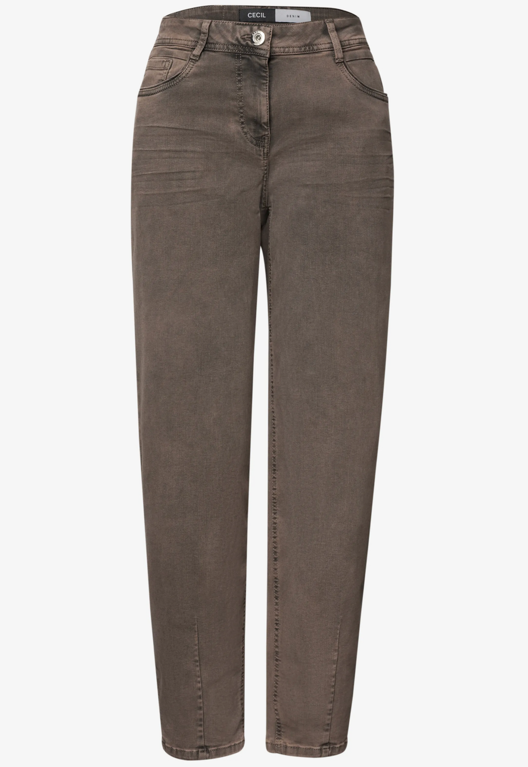 Cecil - Scarlett Barrel Bukse - Mocha Brown