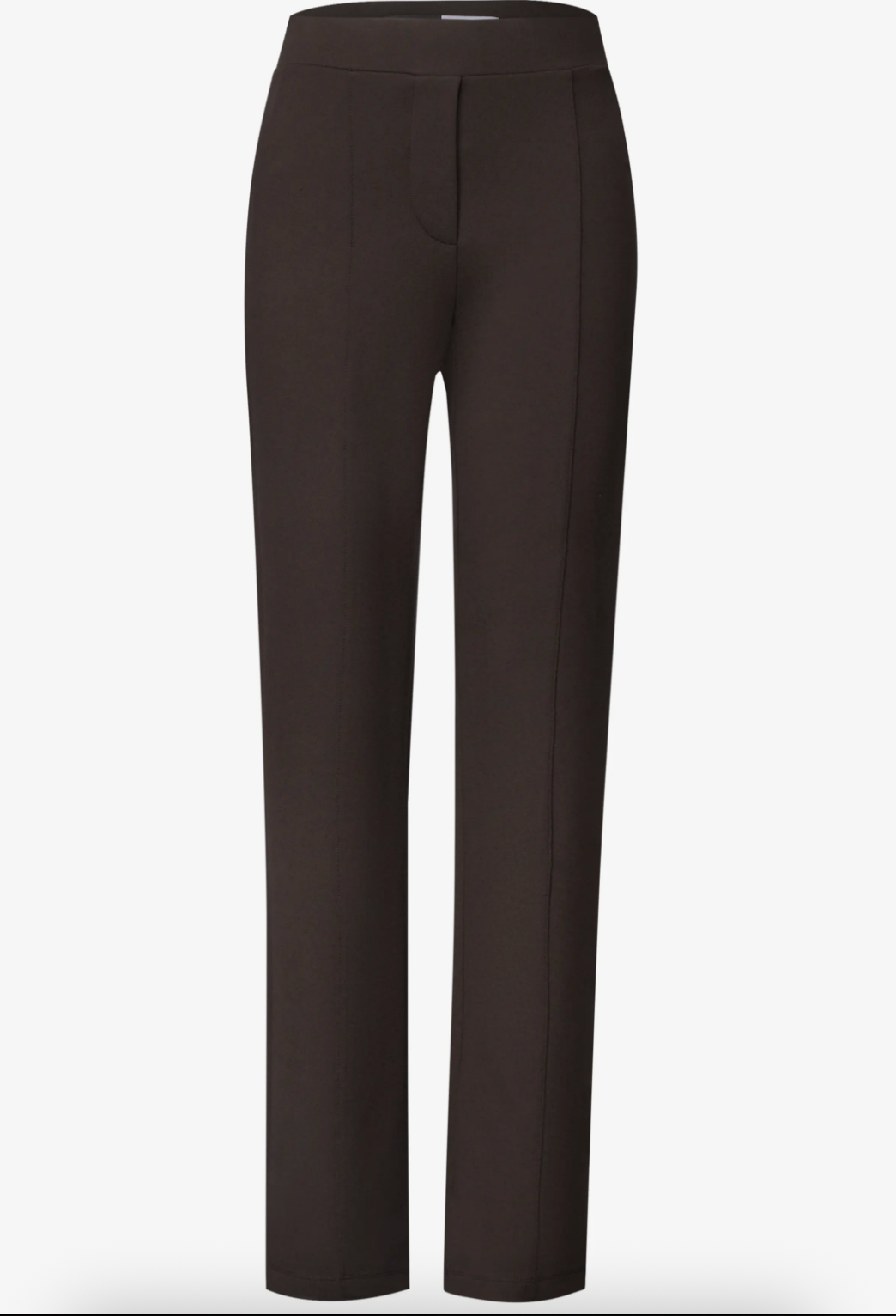 Cecil - Toronto bukse med rettebein - Truffle brown - L:30