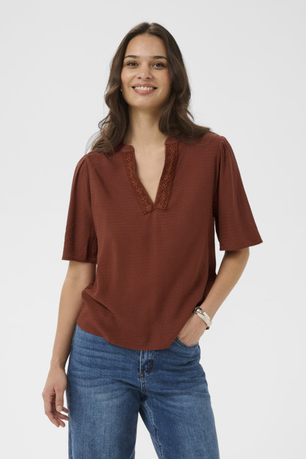 Kaffe Clothing - KAgina lace bluse