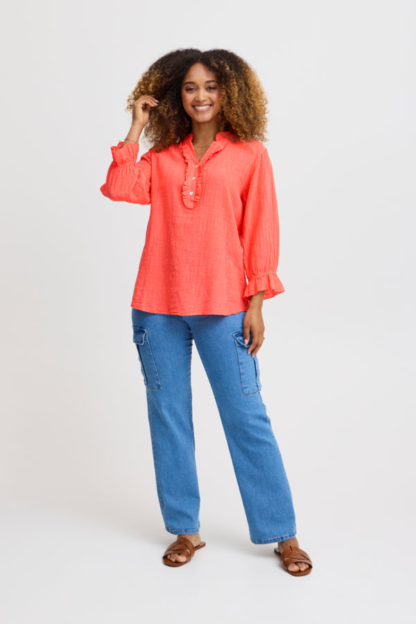 Sorbet - SBALEXA SOLID 3/3 Blouse