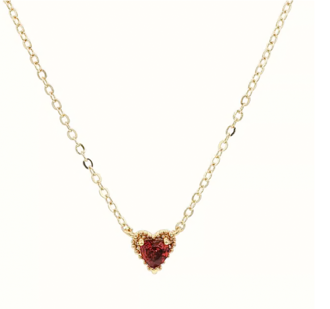 A&C - Nordic Jewellery Design - Hjertesmykke - Rød