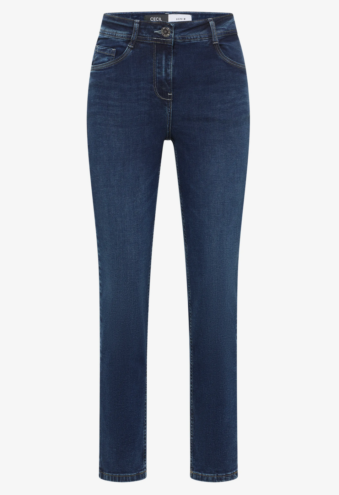 Cecil - Vicky Mid blue bukse - Lengde 28