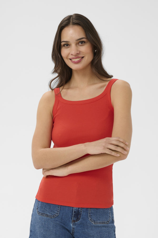Kaffe Clothing - KAcarna tank top - Rød