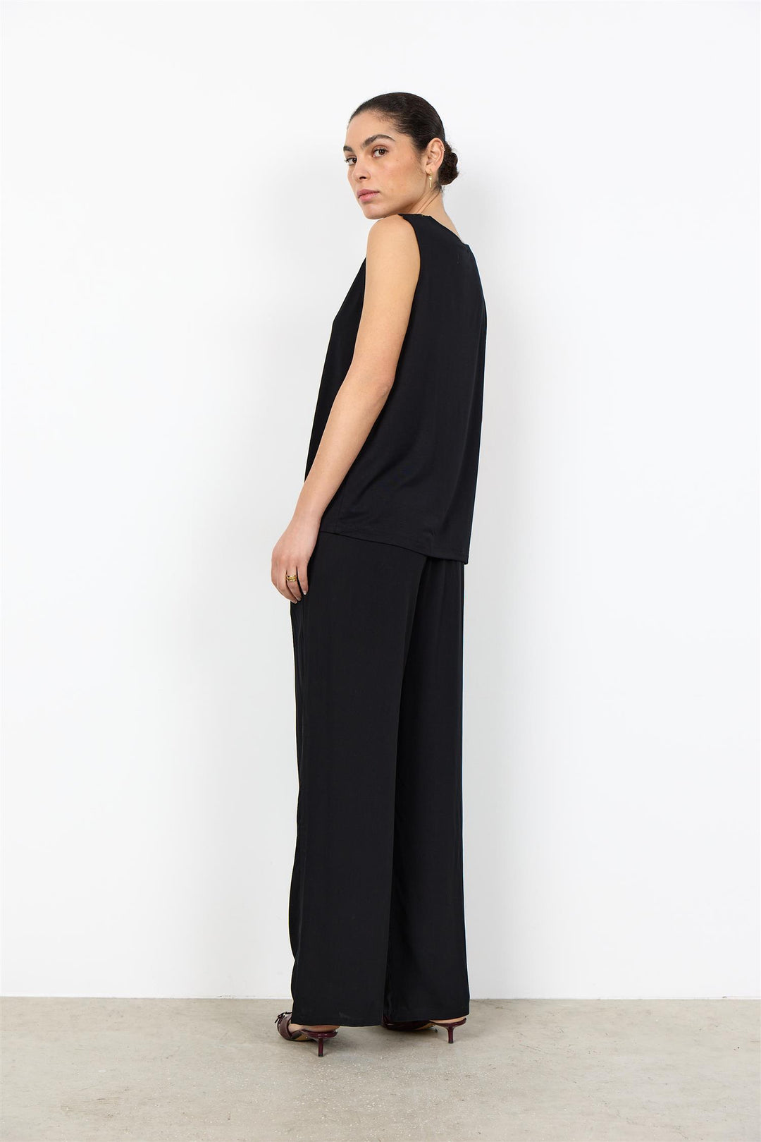 soyaconcept - SC-Marica Singlet med Blonde - Sort