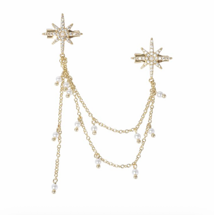 A&C - Nordic Jewellery Design - Brosje, Twin Star, Tone Damli