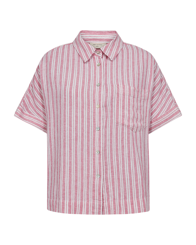 Freequent - FQLava skjorte med striper - Rosa