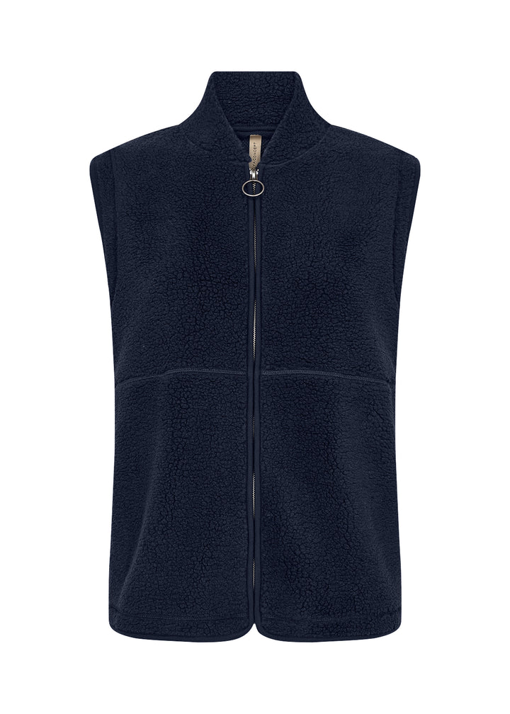 soyaconcept - SC-ONYX 3 TeddyVest - Blå