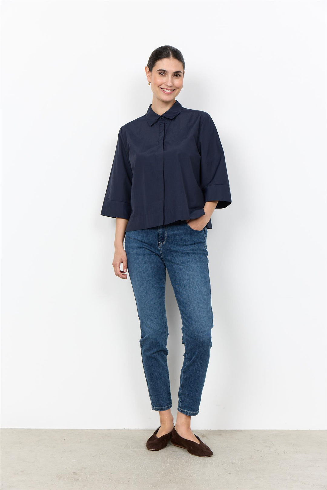 soyaconcept - SCnetti 128 Bluse - Blå