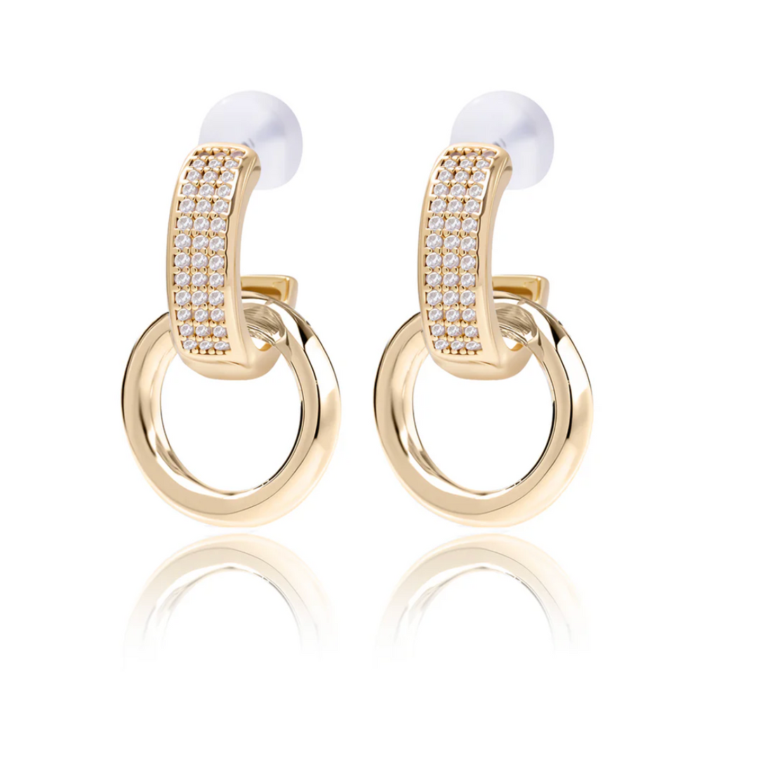 NORA Norway - Althea ear gold gold - Hoops
