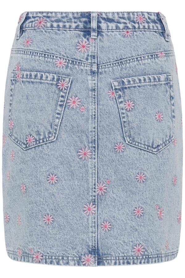 Kaffe Clothing - KABabena dongeriskjørt med blomster