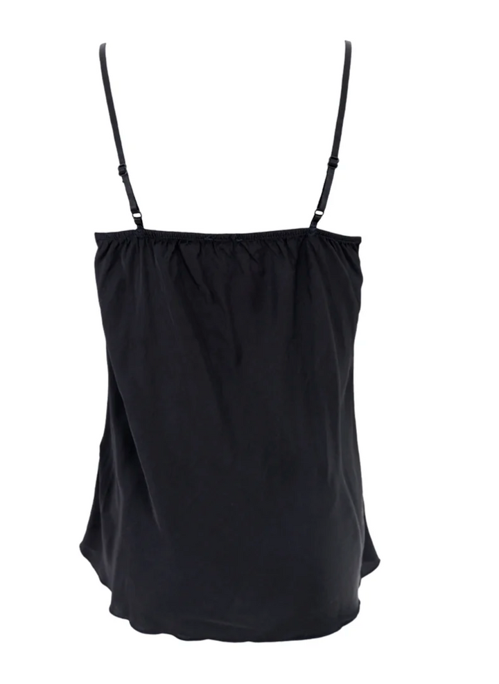 black color - BCLOU Satin singlet - Sort