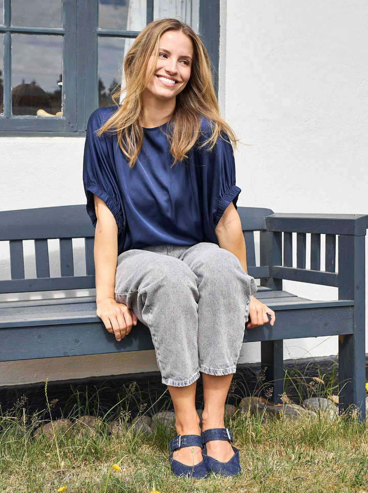 Black Colour - BCMABEL Bluse - Mørk Blå