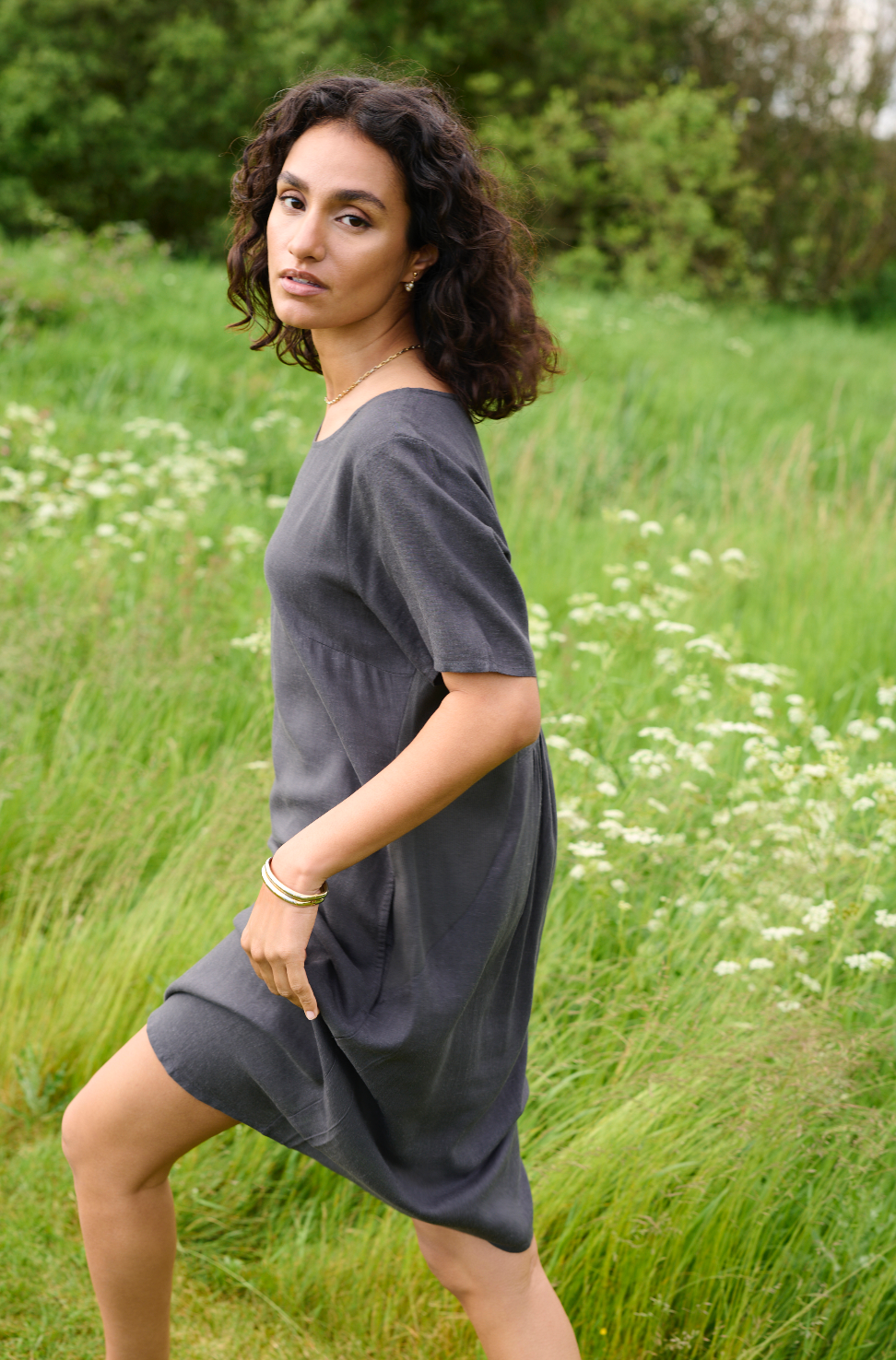 Kaffe Clothing - KAmilia kjole - Black Oyester