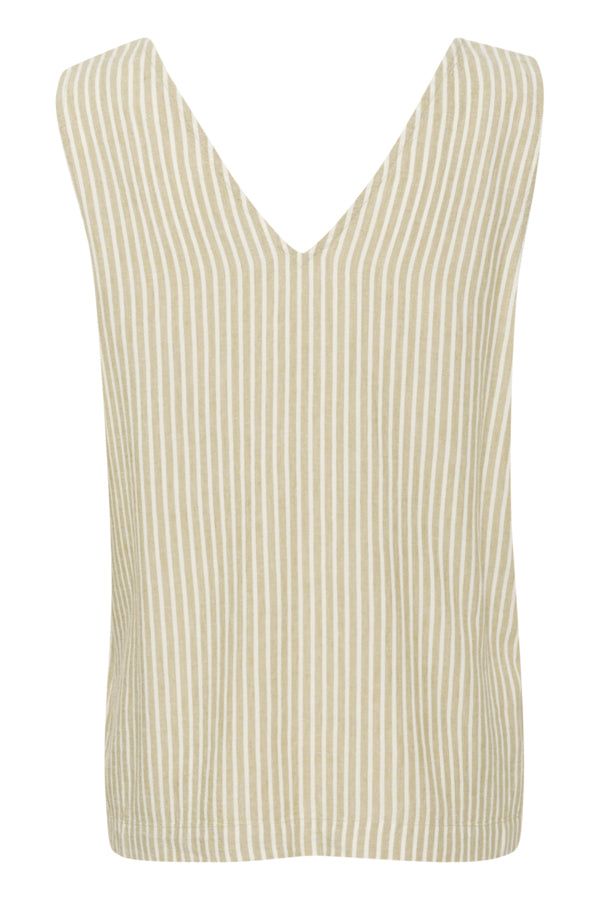 Kaffe Clothing - KAmilia topp - Sand striper