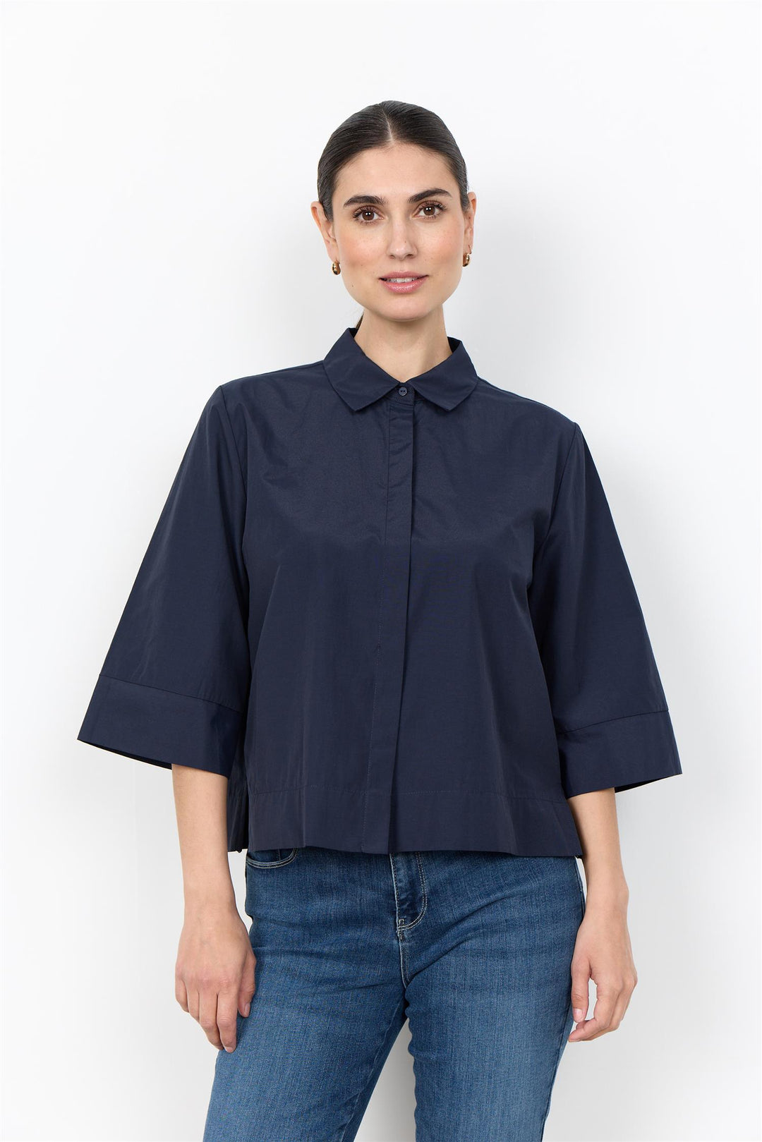 soyaconcept - SCnetti 128 Bluse - Blå